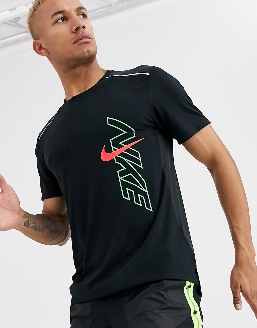 Nike Running - Air Pack Breathe 365 - T-shirt nera-Nero