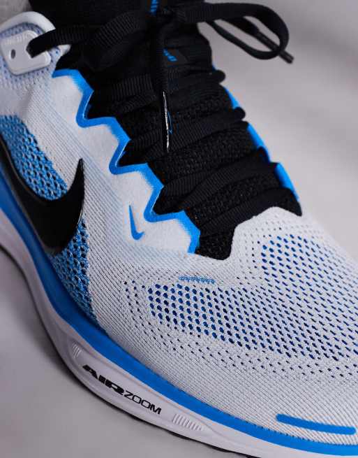 Nike Running Air Pegasus 41 trainers in white and blue, 4 of 5