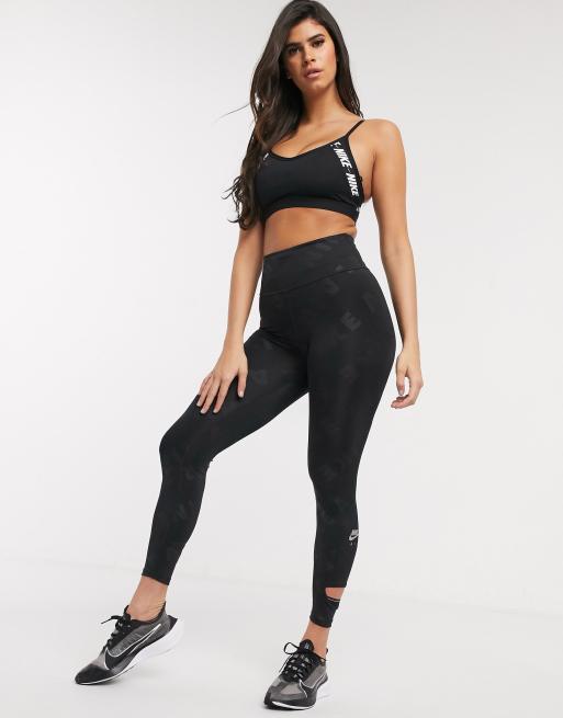 Nike Running Leggings und Tanktop in Schwarz mit Air Logo ASOS