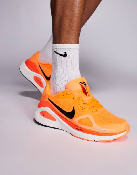 Nike Running – Air Structure 26 – Pomarańczowe buty sportowe - view 1