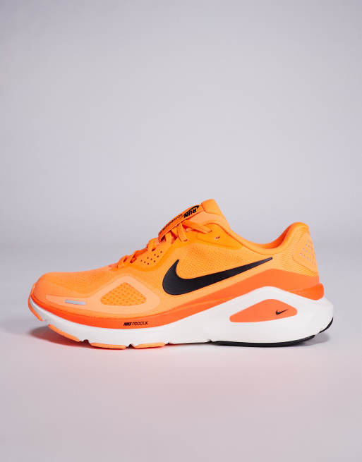 Nike Running Air Structure 26 trainers in orange, 2 of 5