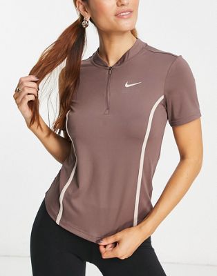 Nike Running Air t-shirt in plum-Purple