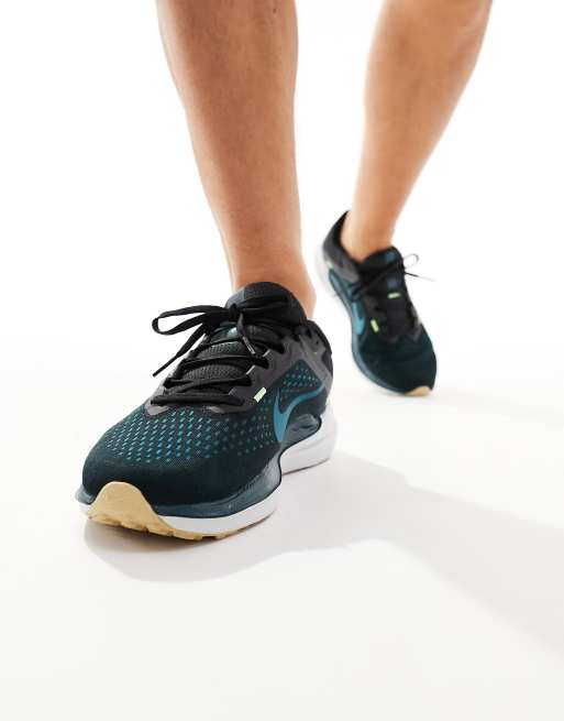 Nike Running - Air Winflo 10 - Sneakers nere e verde-azzurro , 5 di 5