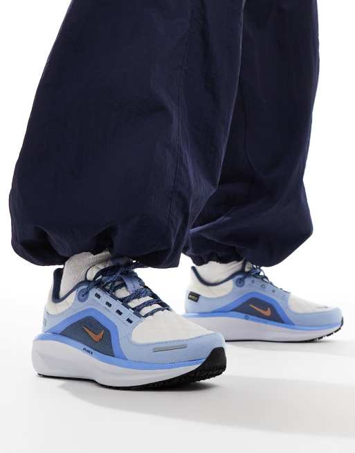 Nike Running - Air Winflo 11 Gore-Tex - Sneakers in grijs en blauw, 3 van 5