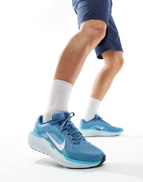 Nike Running Air Winflo 11 sneakers in blue - view 1