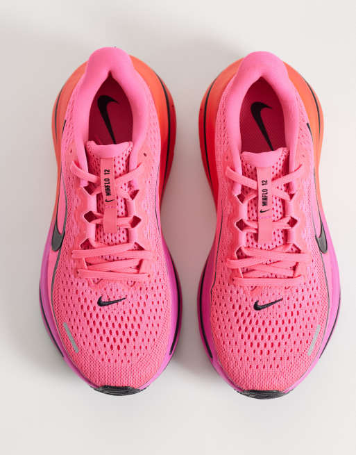Nike Running Air Winflo 12 Sneaker in Pink und Schwarz, 3 von 5