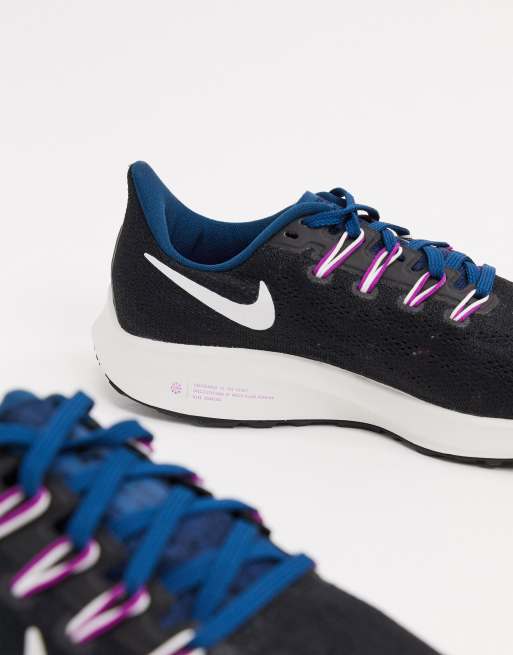 Air zoom pegasus 36 black outlet blue