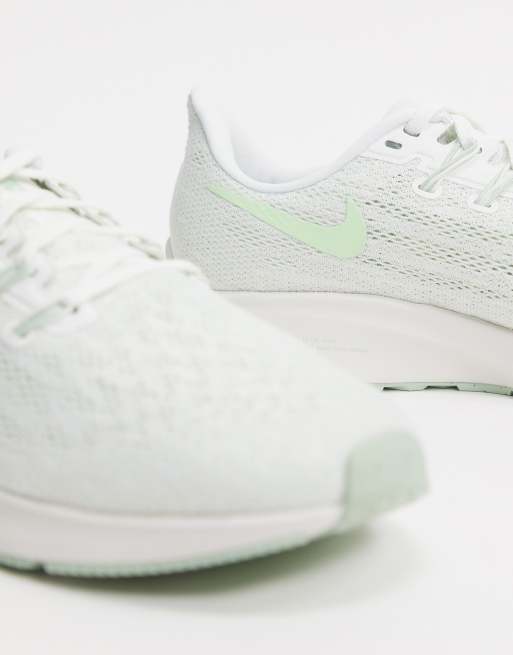 Nike air zoom pegasus 36 womens running shoes green / white sale