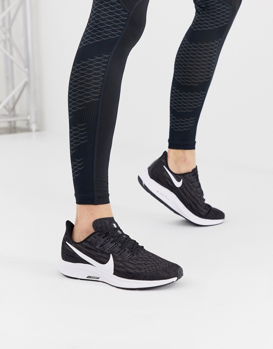 Nike Running – Air Zoom Pegasus 36 – Svarta sneakers