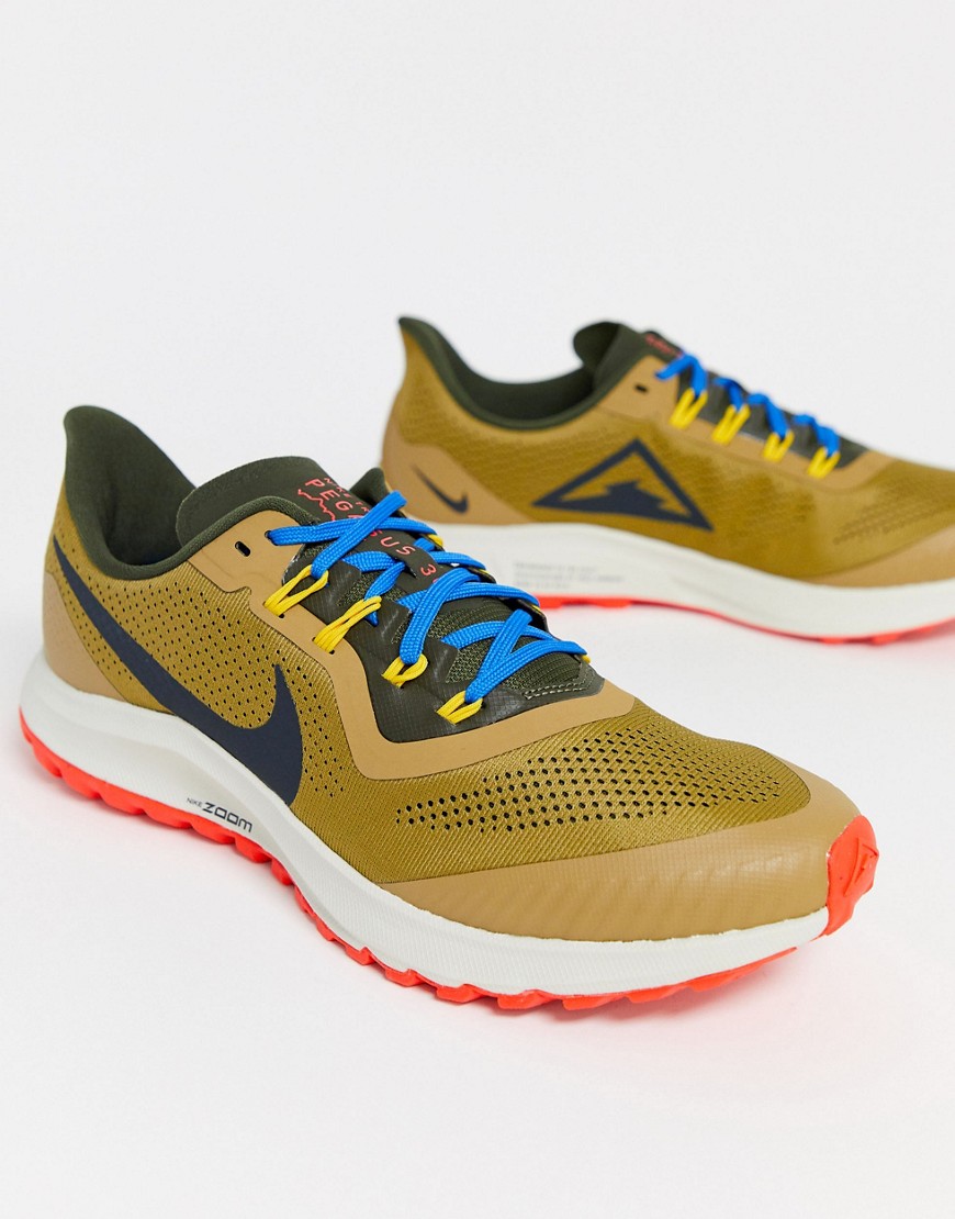 Nike Running – Air Zoom Pegasus 36 trail – Flerfärgade träningsskor