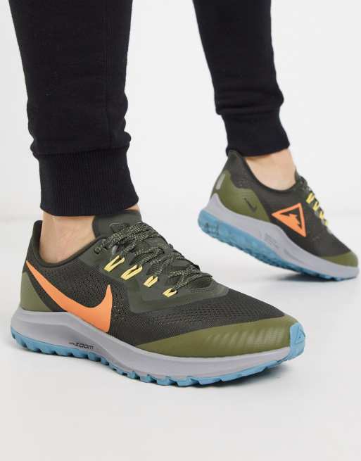 Nike Running Air Zoom Pegasus 36 Trail trainers in green