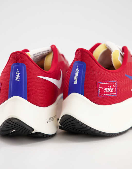 Nike zoom red on sale blue