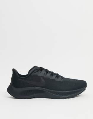 Nike Running Air Zoom Pegasus 37 sneakers in black/gray