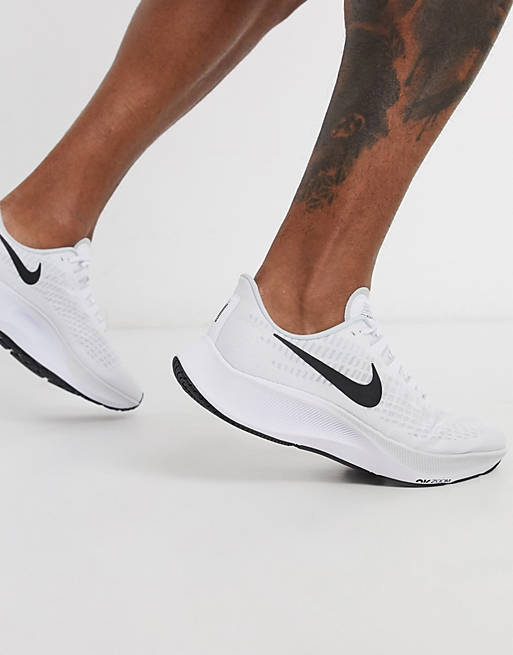 inteligente Impresión Materialismo Nike Running Air Zoom Pegasus 37 sneakers in white | ASOS