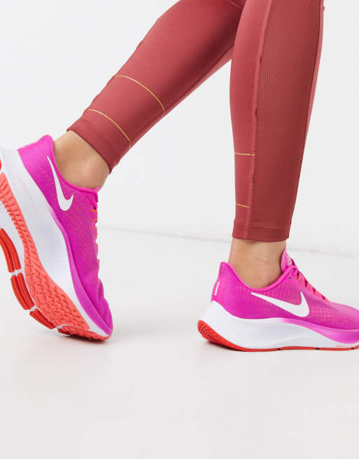 Nike Running Air Zoom Pegasus 37 trainers in pink ASOS