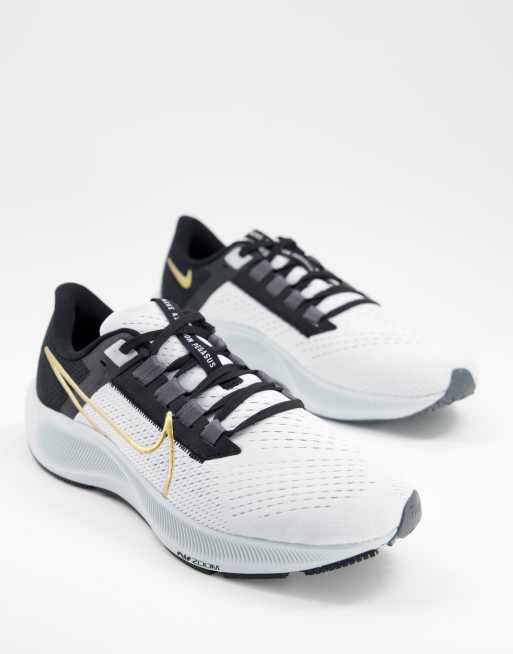 Nike – Running – Air Zoom Pegasus 38 – Białe buty sportowe