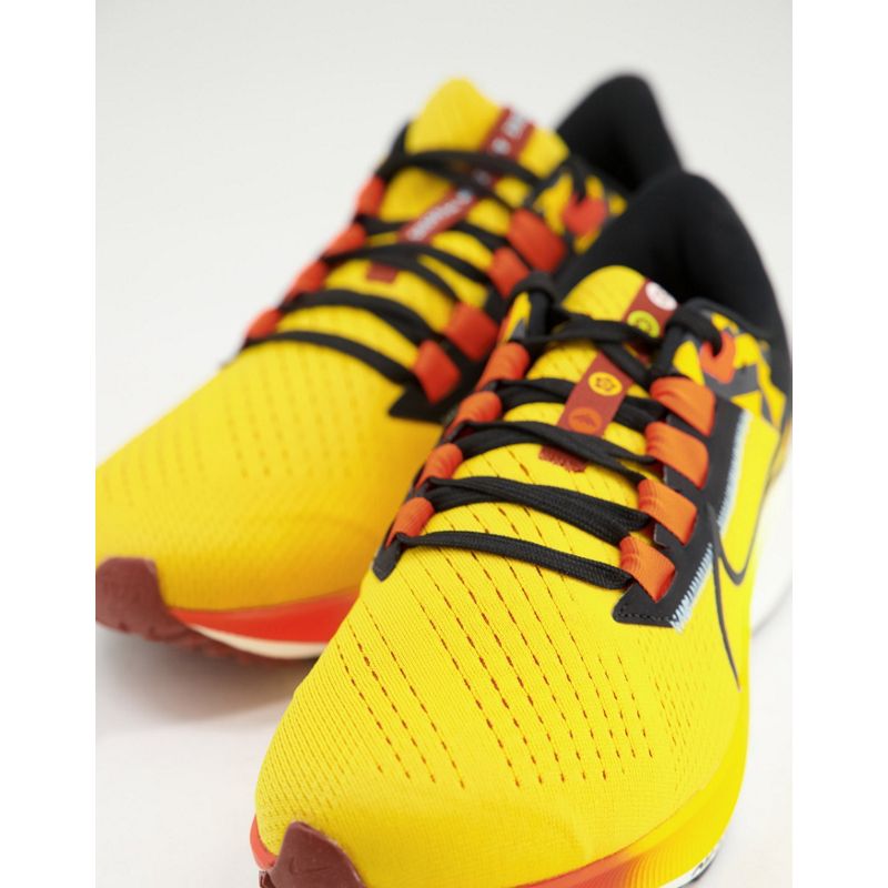 Activewear Uomo Nike Running - Air Zoom Pegasus 38 Ediken - Sneakers giallo acceso