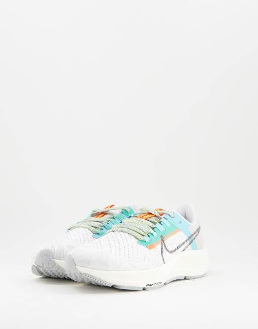 Nike Running Air Zoom Pegasus 38 MFS trainers in light grey