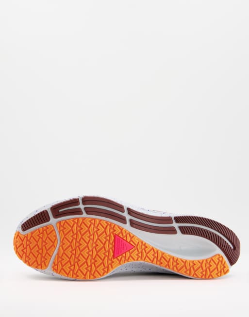 Nike Running – Air Zoom Pegasus 38 Shield – Czarno-pomarańczowe buty sportowe, 4 z 4