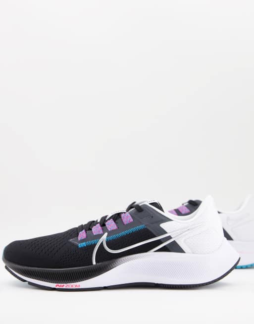 Nike Running Air Zoom Pegasus 38 sneakers in and white | ASOS