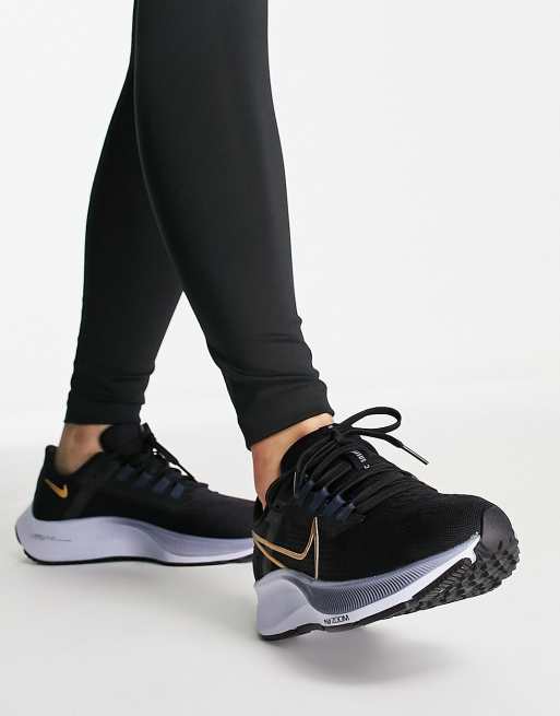 nike air zoom pegasus 38 black gold