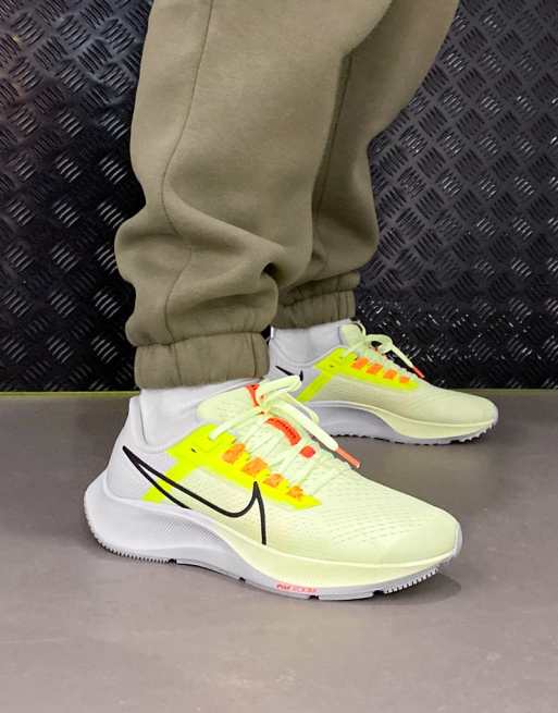 Nike trainers yellow outlet laces