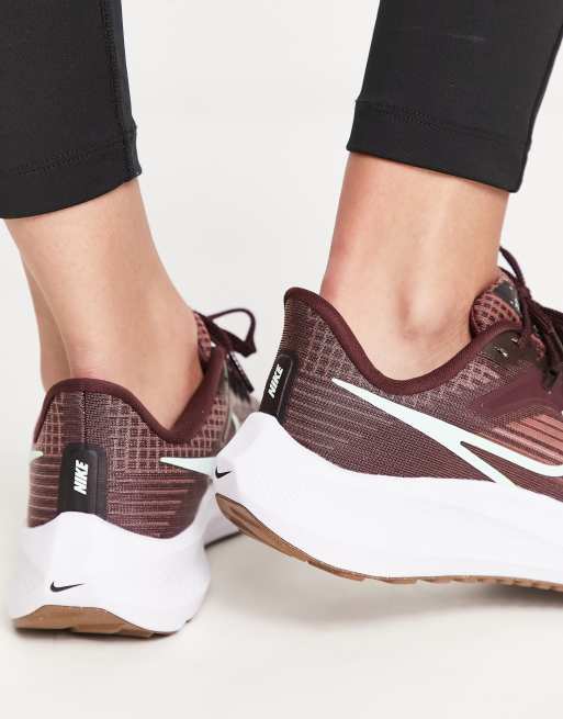 Nike Running – Air Zoom Pegasus 39 – Ciemnoczerwone buty sportowe, 3 z 4