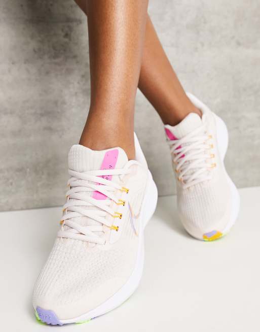 Nike running air zoom sale pegasus trainers in pink