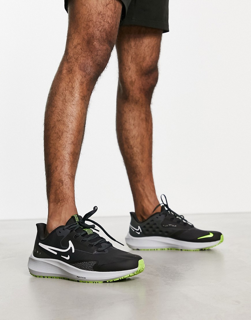 Nike Running Air Zoom Pegasus 39 Shield trainers in black