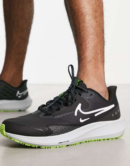 Nike Running Air Zoom Pegasus 39 Shield trainers in black ASOS