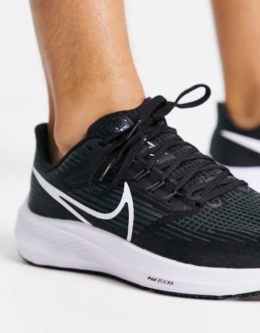 Nike Running - Air Zoom Pegasus 39 - Sneakers in zwart en wit, 3 van 4