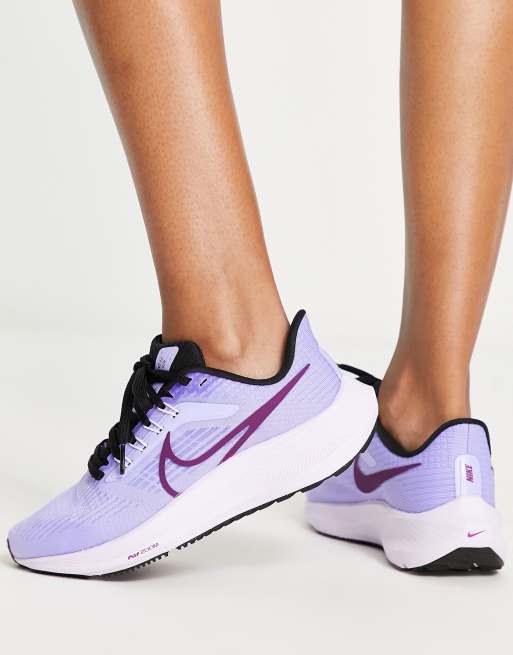 Nike Air Running cropped leggings in purple, ASOS