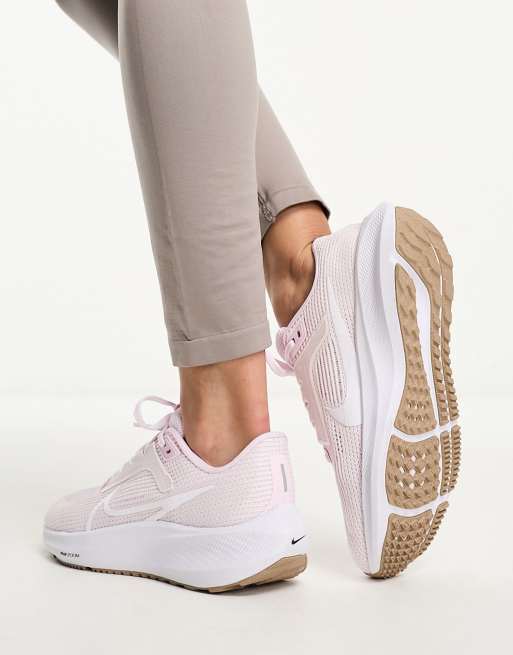Nike Running – Air Zoom Pegasus 40 – Jasnoróżowe buty sportowe, 2 z 4
