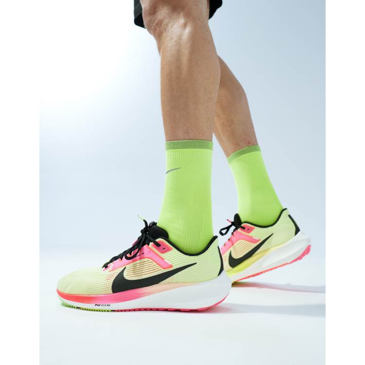 Nike Running Air Zoom Pegasus 40 premium trainers in luminous