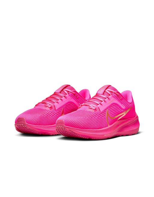 Nike Running Air Zoom Pegasus 40 sneakers in fierce pink ASOS