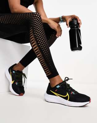 Nike Running Air Zoom Pegasus 40 Trainers In Black | ASOS