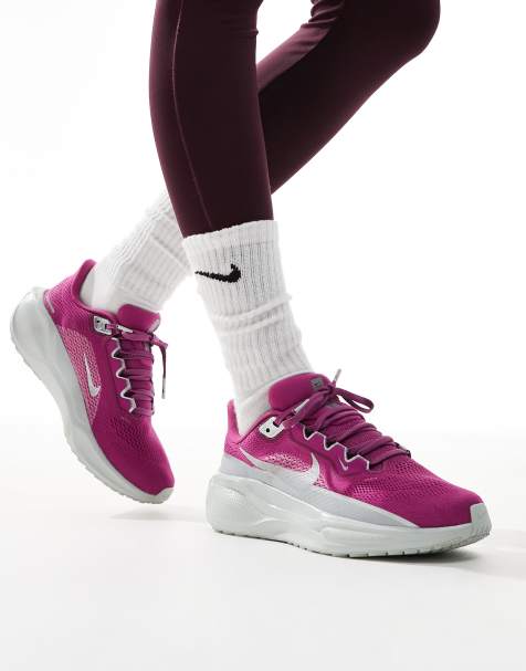 Nike Running - Air Zoom Pegasus 41 Premium - Baskets - Violet/argenté - view 1