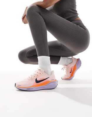 Nike Running – Air Zoom Pegasus 41 – Rosa och orange träningsskor - view 1