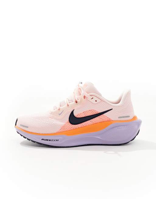 Nike Running – Air Zoom Pegasus 41 – Rosa och orange träningsskor, 2 av 5