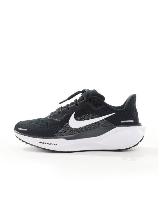 Nike Running Air Zoom Pegasus 41 sneakers in black and white ASOS