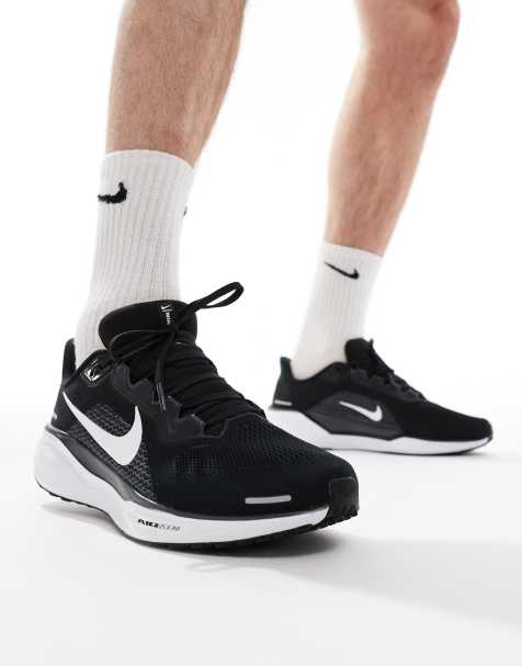 Nike Running Air Zoom Pegasus 41 sneakers in black and white - view 1