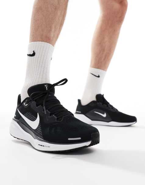 Nike Running Air Zoom Pegasus 41 sneakers in black and white - view 1