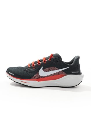 Nike Running Air Zoom Pegasus 41 sneakers in dark gray and  display picture 3