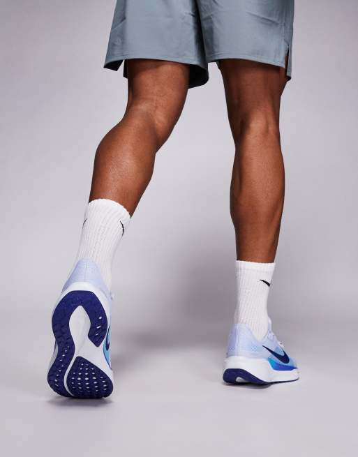 Nike Running Air Zoom Pegasus 41 sneakers in gray and blue, 3 of 5