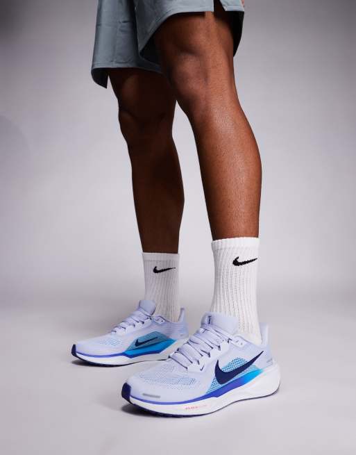 Nike Running Air Zoom Pegasus 41 sneakers in gray and blue, 5 of 5