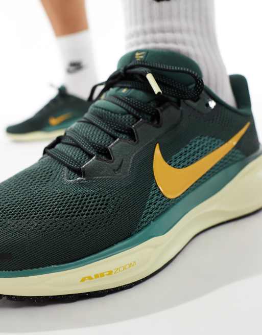 Nike Running Air Zoom Pegasus 41 sneakers in green and yellow