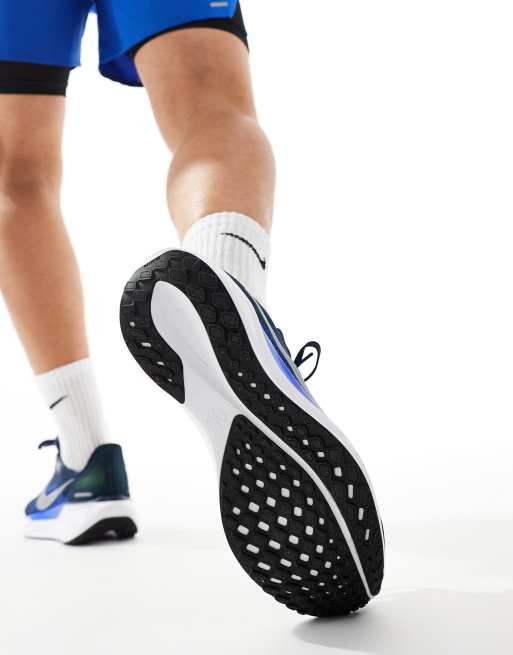New Nike Air Zoom Pegasus 41 Running Training Gym Shoes Navy Blue White Nike Running Air Zoom Pegasus 41 sneakers in navy and white  main image 2