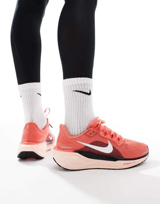 Nike Running Air Zoom Pegasus 41 sneakers in pink, white and