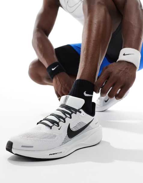 Nike Running Air Zoom Pegasus 41 sneakers in white and black - view 1