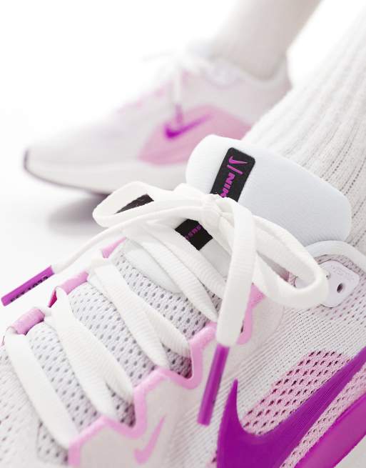 NIKE Pegasus41 ランニングシューズ ホワイト パープル　24cm Nike Running Air Zoom Pegasus 41 sneakers in white and purple | ASOS